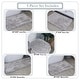 preview thumbnail 101 of 131, Luxury Plush Bathroom Rug Set - Quick-Dry, Soft Microfiber, Non-Slip, Absorbent & Washable Bath Mats