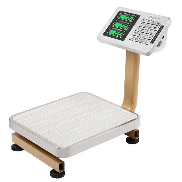 80KG/176lbs Wireless LCD Display Personal Floor Postal Platform Scale Gold. Opens flyout.