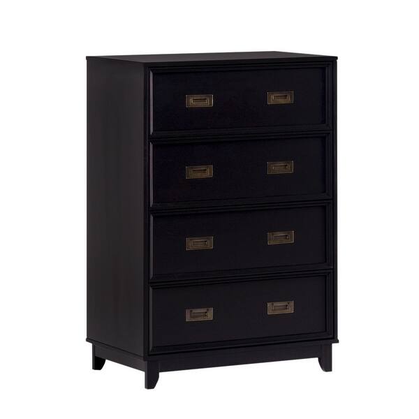 walker edison modern 4 drawer dresser Free Shipping: Walker Edison Furniture Modern 4 Drawer Dresser - White