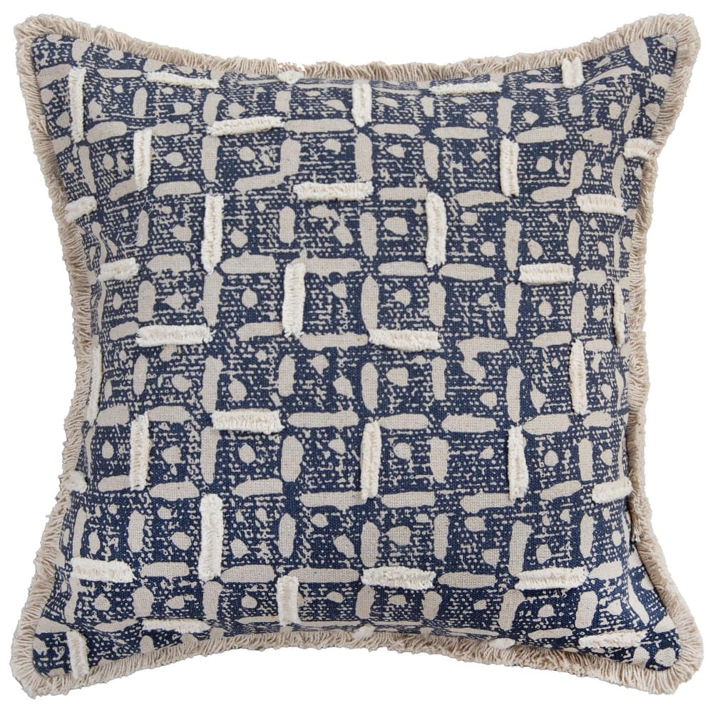 Rizzy Home Abstract Embroidered Throw Pillow