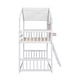 preview thumbnail 25 of 50, Elegance Unique Design Wood House Roof bunk Bed,Minimalistic Design Kid's Bunk Bed