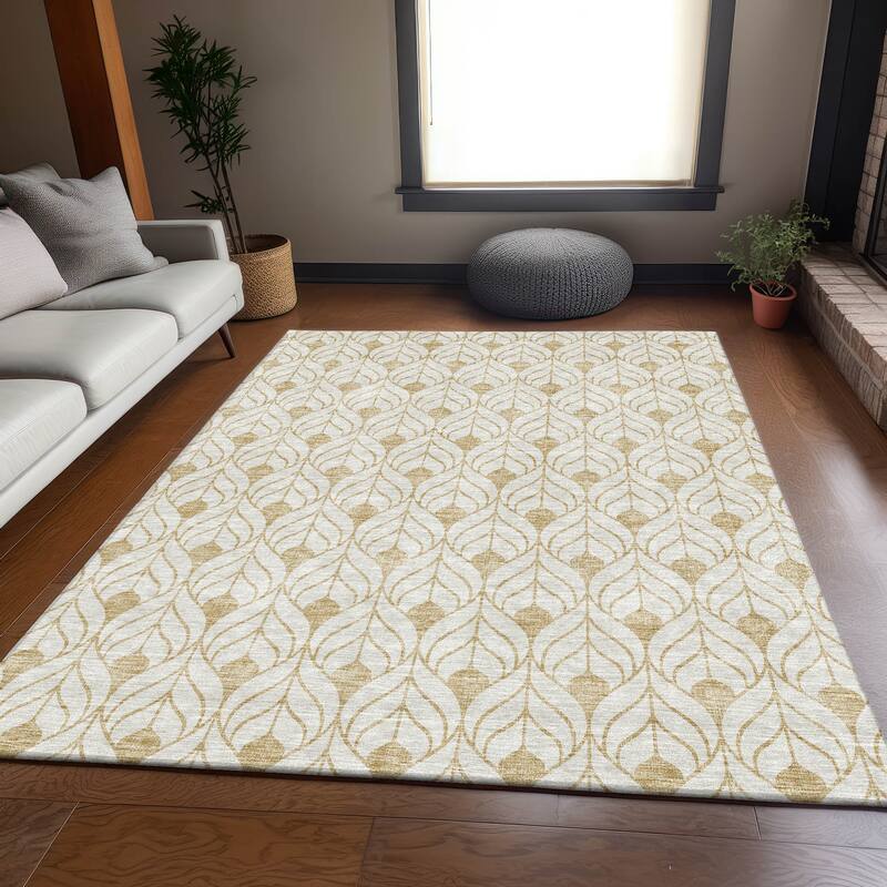 Premium Washable Super Soft Modern Teardrop Mayfield Rug