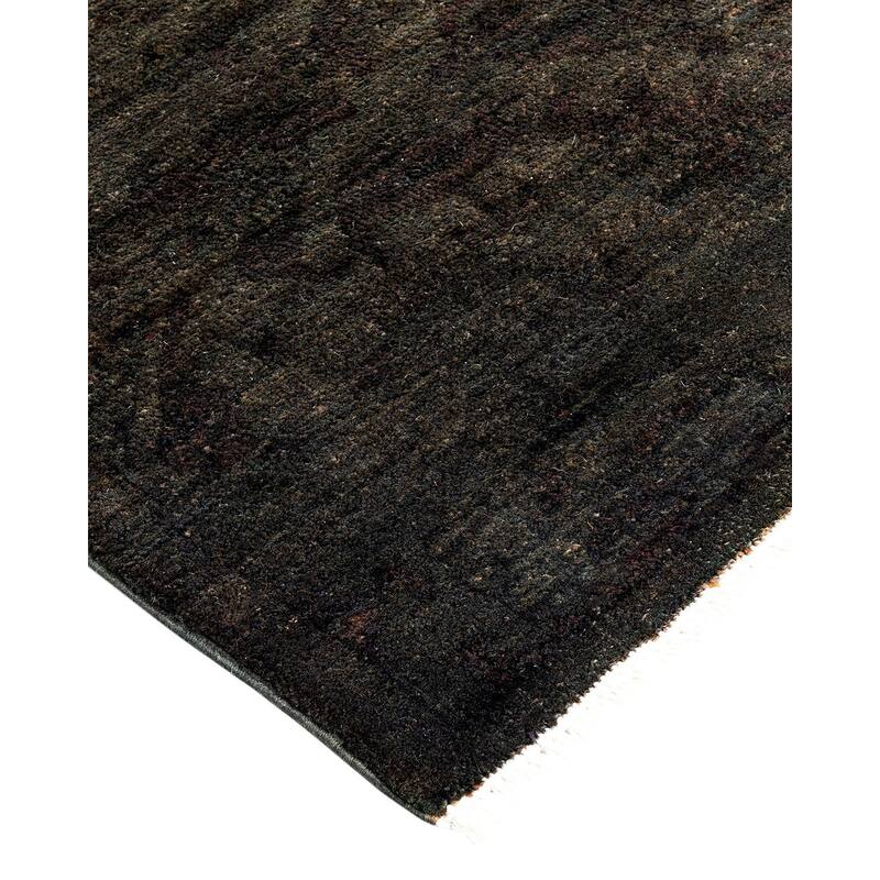 Vibrance One-of-a-Kind Hand-Knotted Runner Rug - Brown, 2' 8" x 4' 4" - 2' 8" x 4' 4"