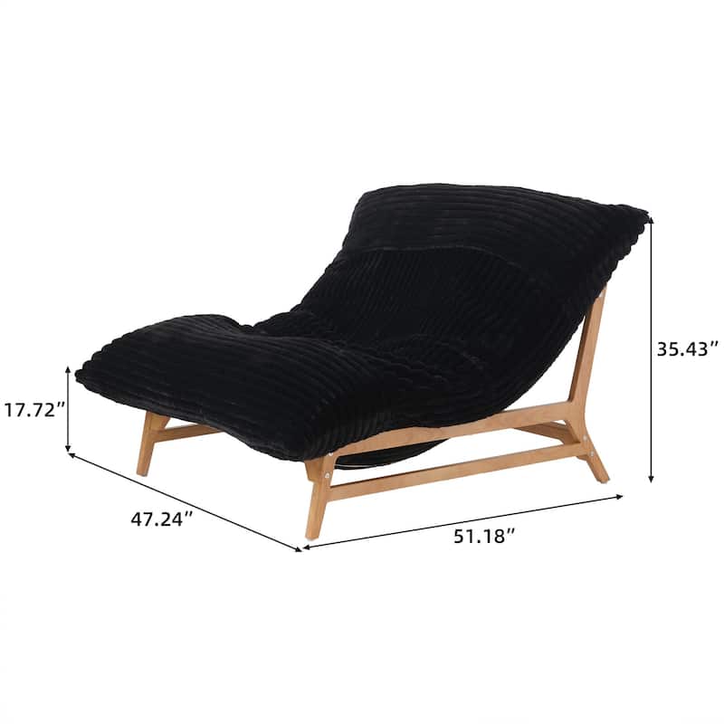 Large Bean Bag Chair Modern Leisure Chair Comfy Sleeper Sofas Lounge Chair for Living Room Bedroom