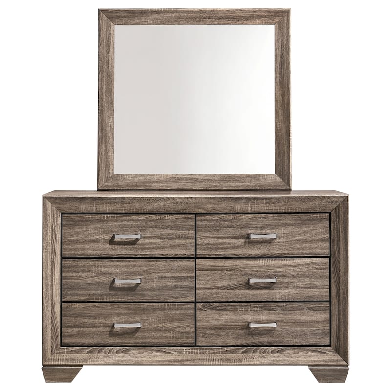 Kauffman Transitional Wood 6-drawer Dresser