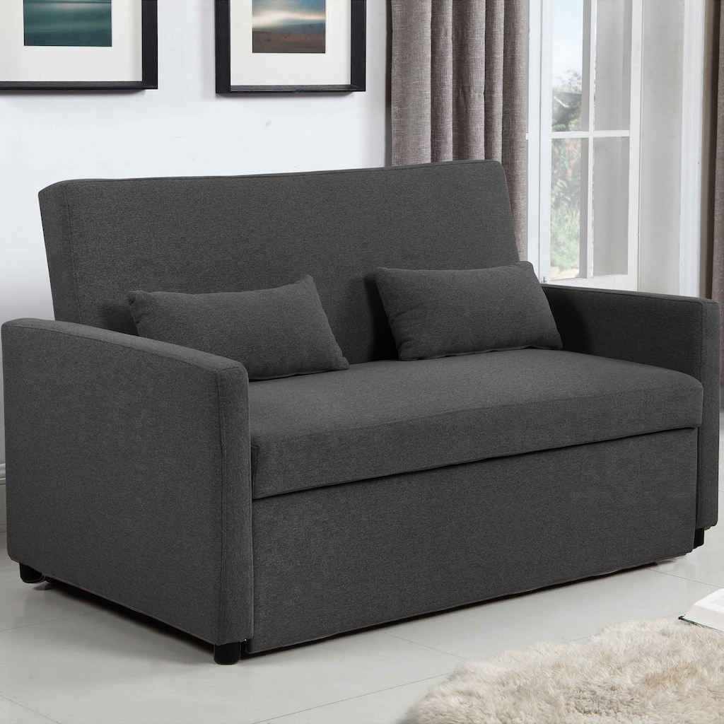 Taite 58 in. Convertible Pull Out Sleeper Sofa Bed