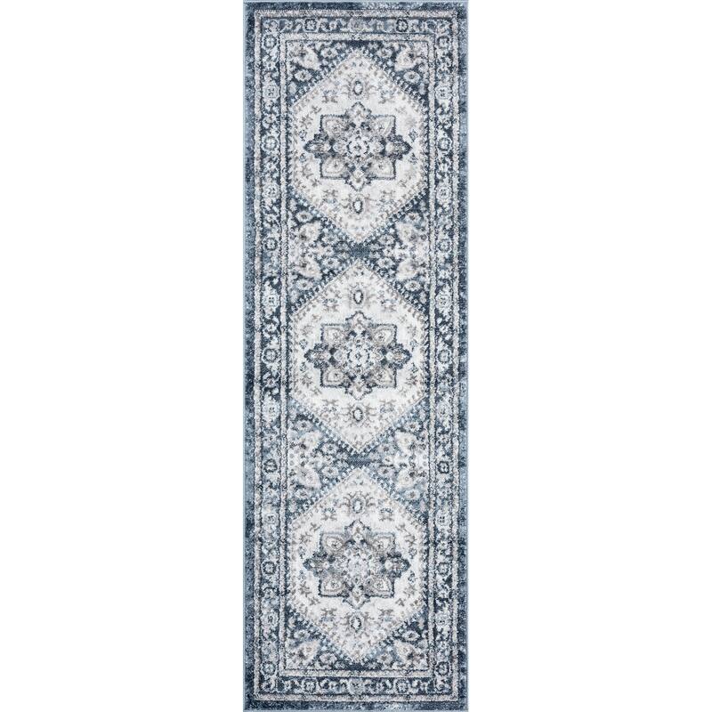 Linx Shabby Chic Medallion Indoor Area Rug