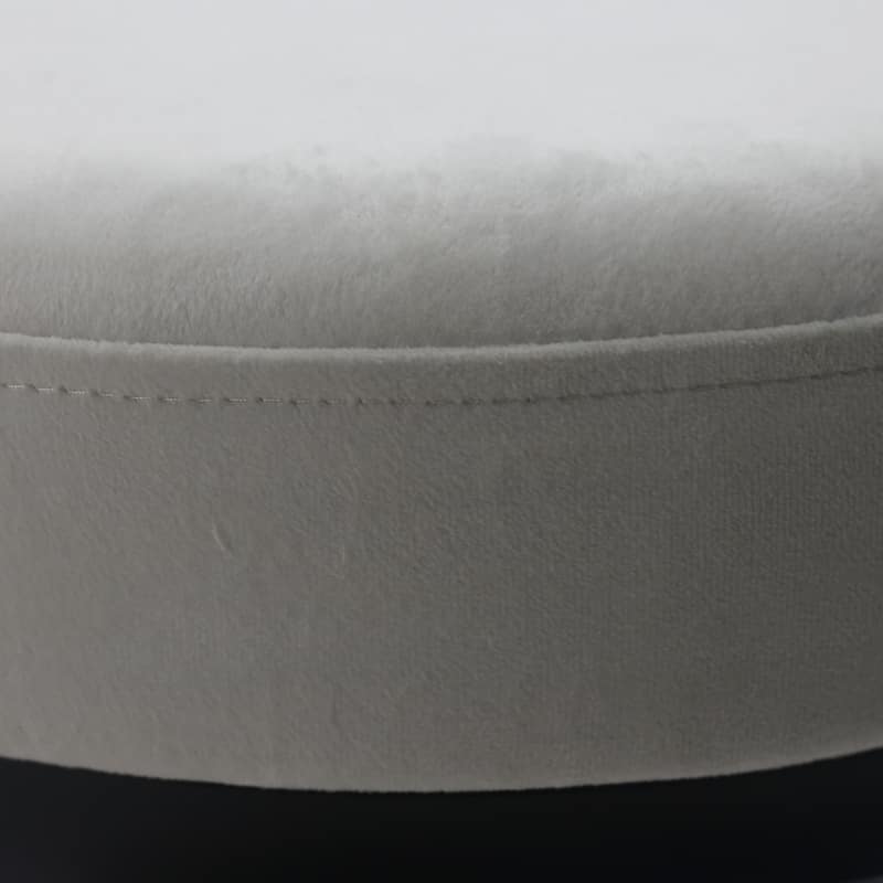 Luxurious Upholstered Bench with Metal Base Frame - 47.5", Ivory - 47.5"