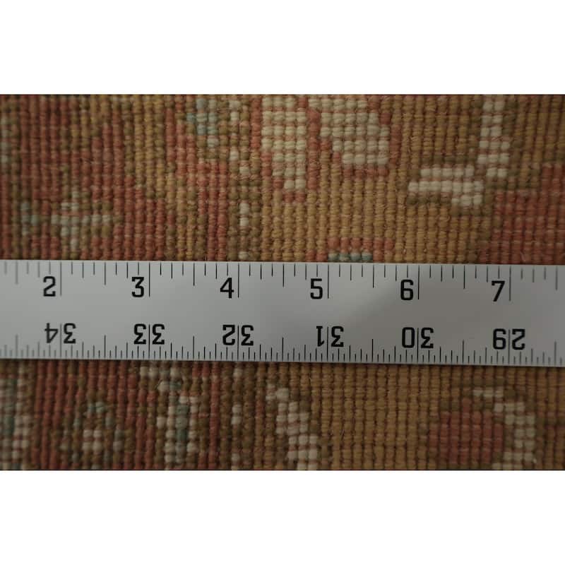 Hand Knotted Oriental 100% Wool Carpet Traditional All-Over Brown Ziegler Area Rug - 3' 10'' X 2' 0''