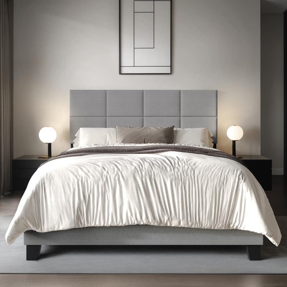 Clayfell Lufkin Upholstered Panel Bed