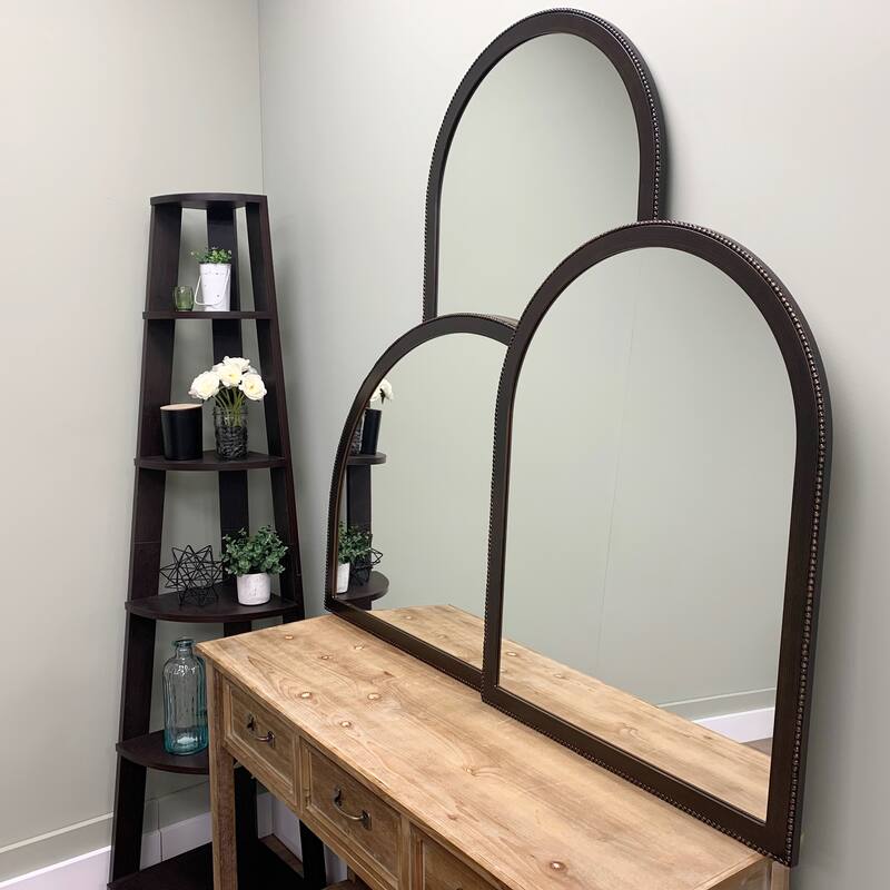 Van Buren Framed Vanity Mirror - Crescent Cathedral - 24.4x32.4