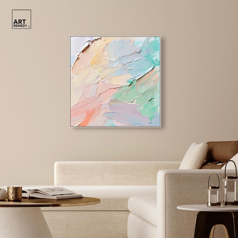 Flowing Mousse III Canvas by Art Remedy