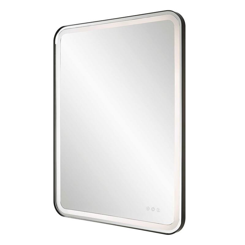 LED Lighted Large Rectangular Vanity Wall Mirror - 40"