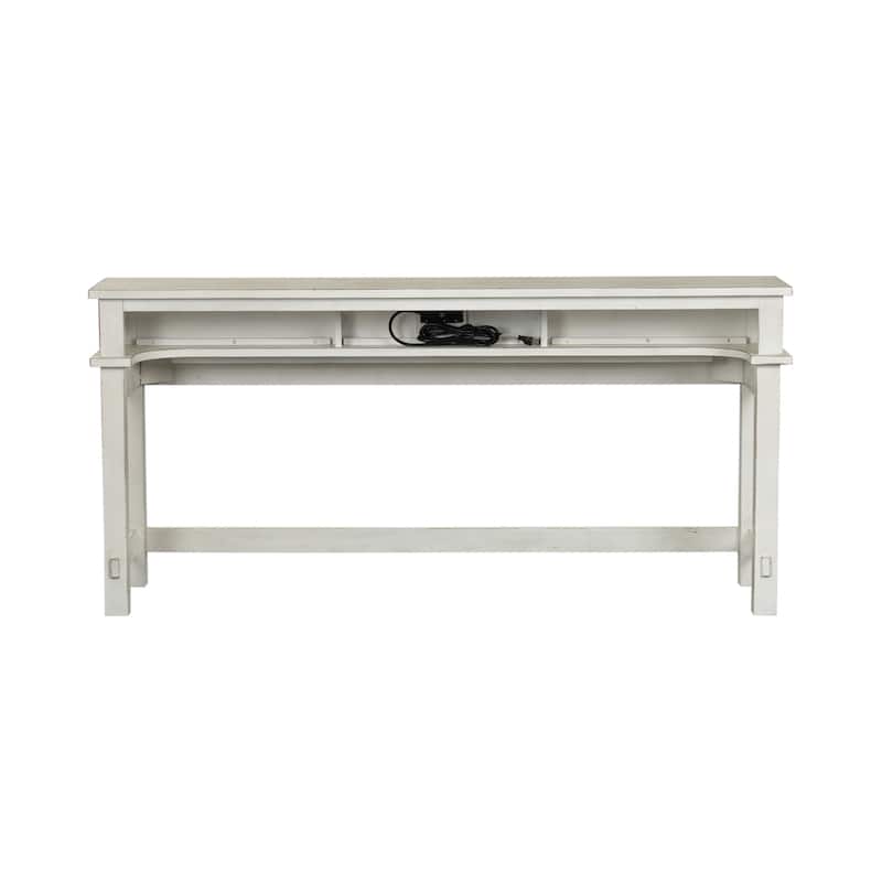 Modern Farmhouse Flea Market White Distressed 4 Piece Set