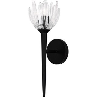 Shea 1-Light Matte Black Wall Sconce
