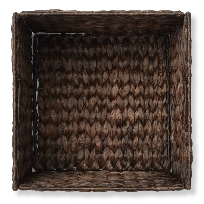 12 x 12in Water Hyacinth Storage Baskets