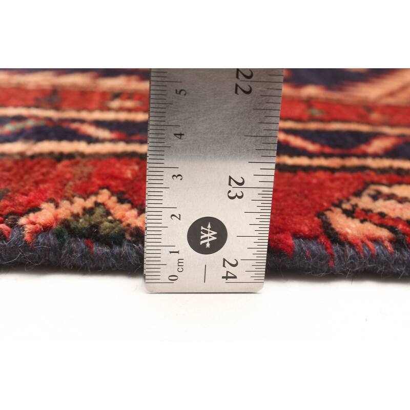 ECARPETGALLERY Hand-knotted Konya Anatolian Red Wool Rug - 3'4 x 7'10