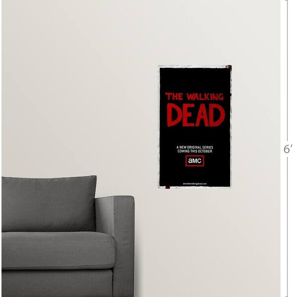 Shop Poster Print Entitled The Walking Dead Tv Poster Multi
