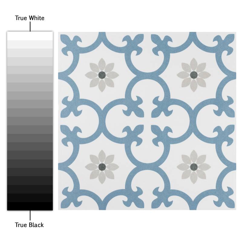 Merola Tile Daria Niagara 9-3/4" x 9-3/4" Porcelain Floor and Wall Tile