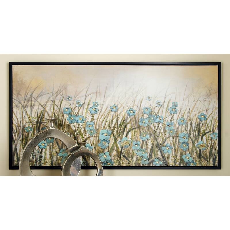 Captivating Ps Wood Framed Canvas Art