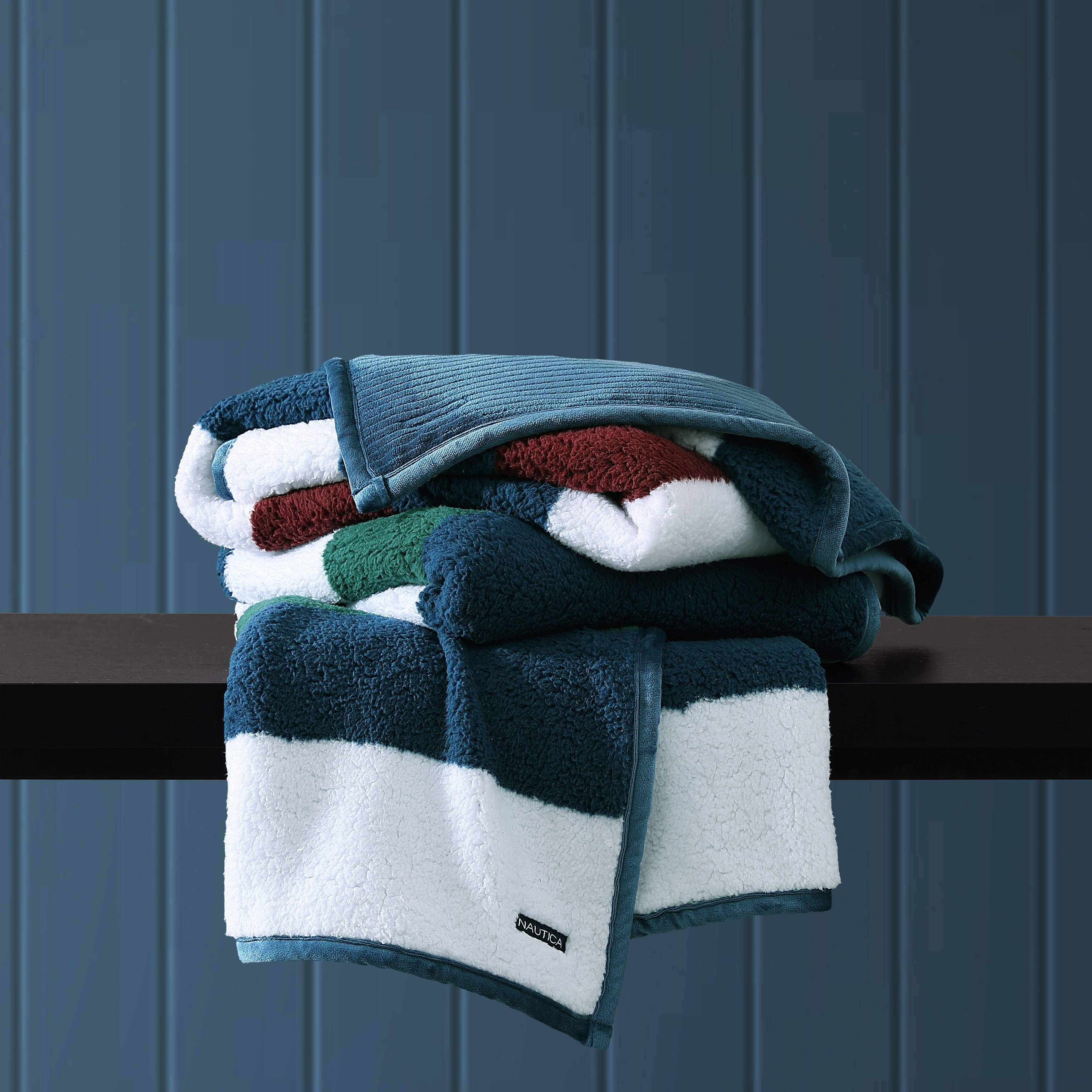 Nautica sherpa blanket deals