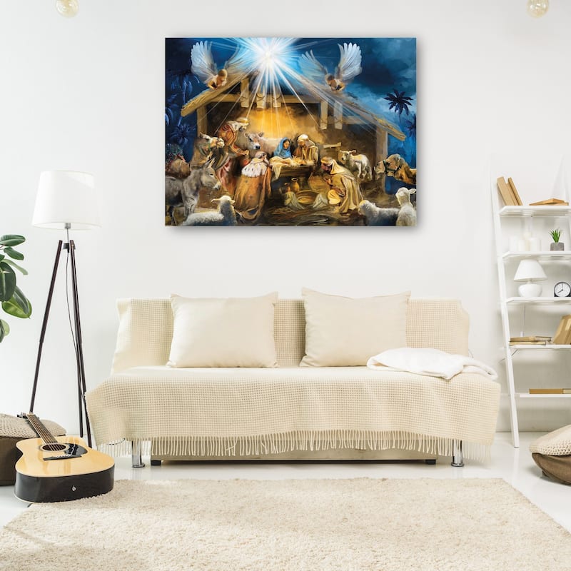 Nativity 2 By Studio Arts Canvas Art Print