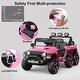 preview thumbnail 8 of 24, Ride on Car with 6 EVA Wheels&4WD, 24V Battery Powered Electric Car for Ages 3-6 Kids