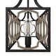 preview thumbnail 20 of 20, Hunter Stone Creek 5-Light Modern Farmhouse Linear Chandelier - Dining Room - Rustic, Transitional