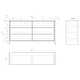 preview thumbnail 12 of 11, Somette Barry Upholstered Bedroom Set with Bed, Buffet & Lamp Table