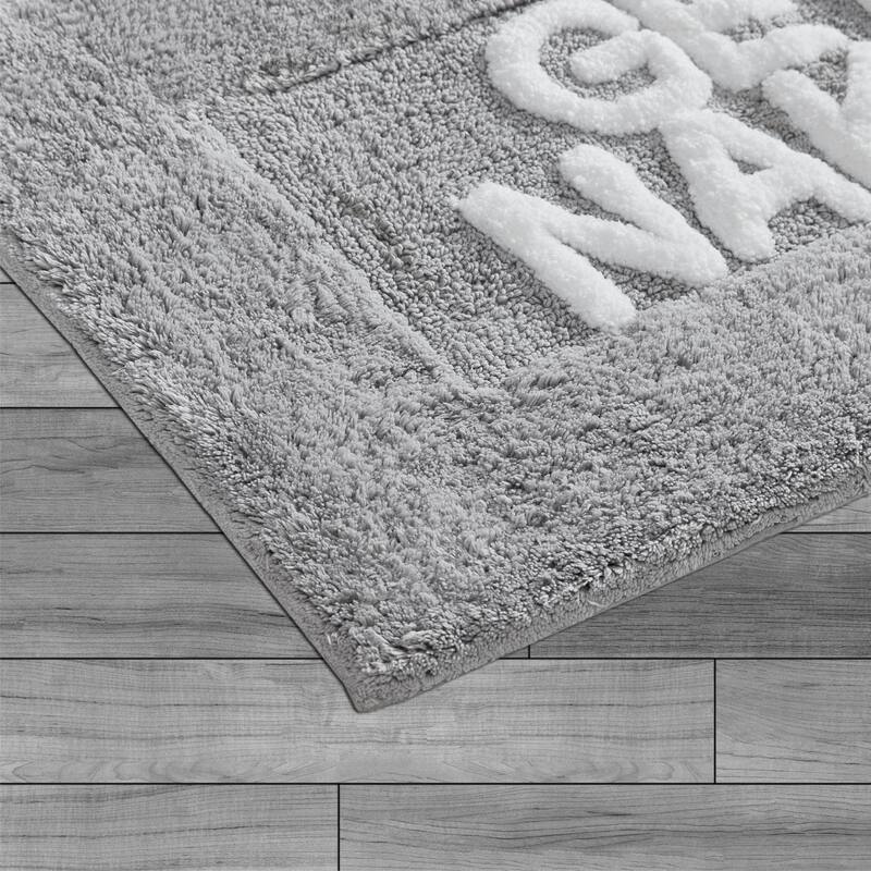 Jean Pierre Cotton "Get Naked" 21 x 34 in. Bath Rug