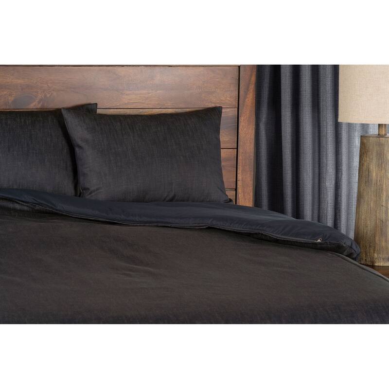 Overall Denim-Style Duvet & Insert Set