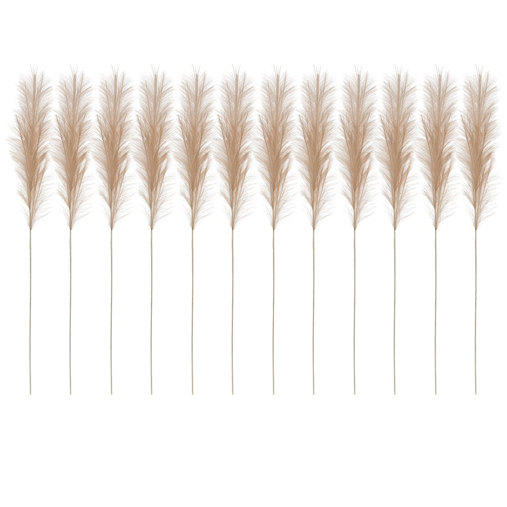 Polyester Bristle Grass Branch, Set of 12