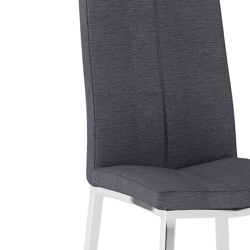 Somette Alyssa Side Chair with Chrome Legs (Set of 4)