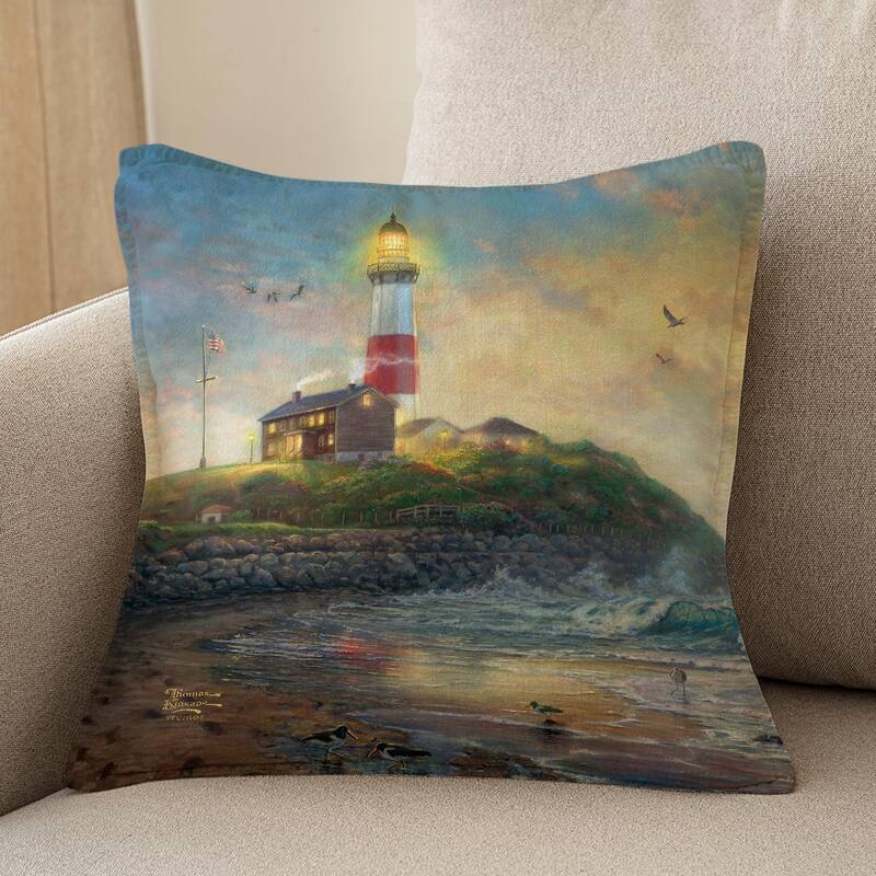 Thomas Kinkade Light of Hope Indoor Decorative Pillow by Laural Home