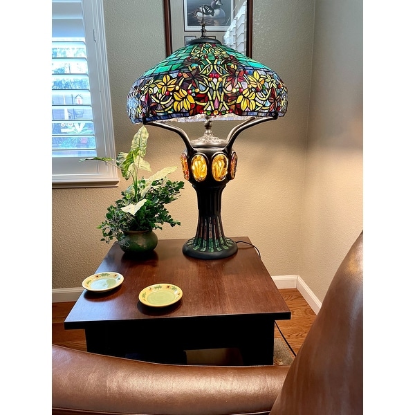 hollow glass lamp base