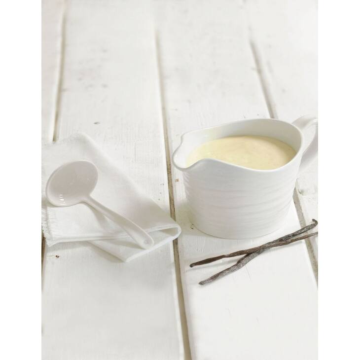 Portmeirion Sophie Conran White Mini Sauce Jug and Ladle Set - 1 Pt