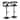 Carson Carrington Viby Adjustable Bar Stool with Rounded T Footrest (Set of 2)