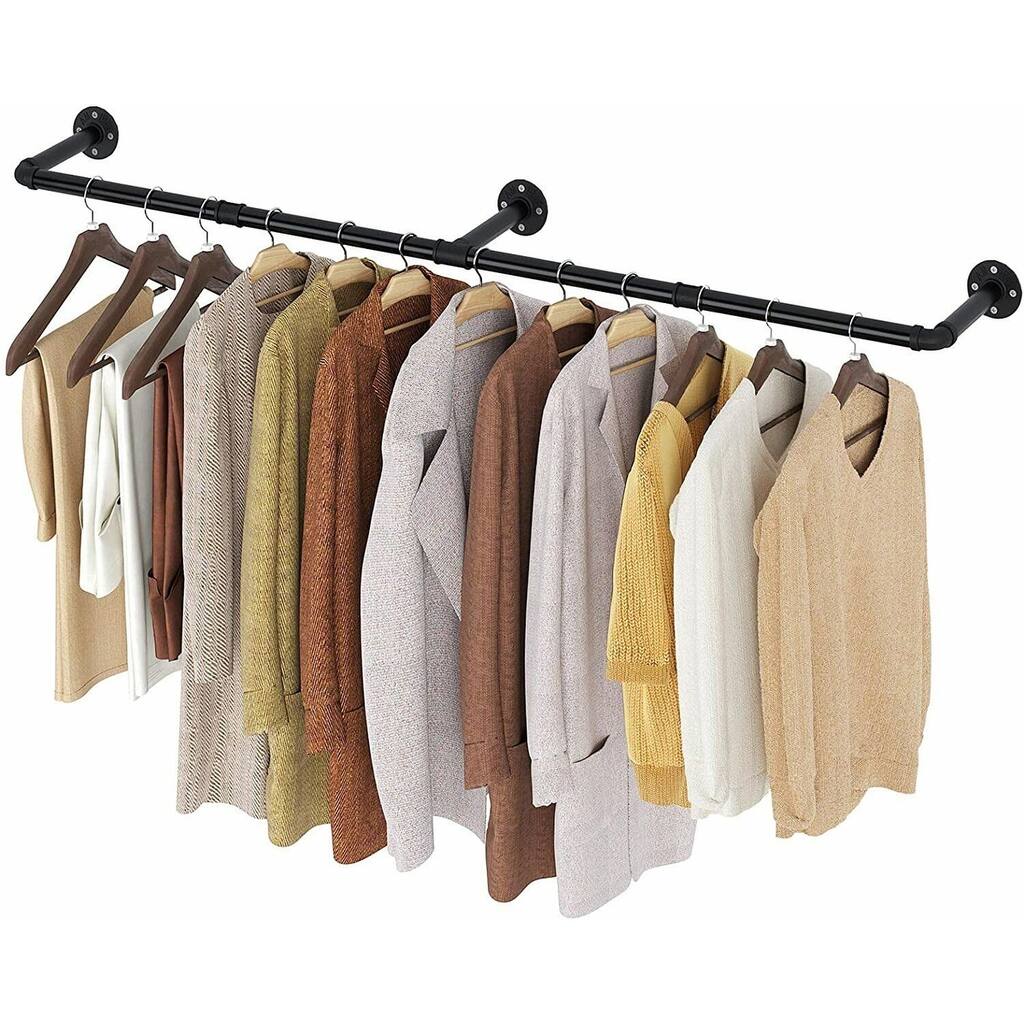 Wall-Mounted Hanging Clothes Rack