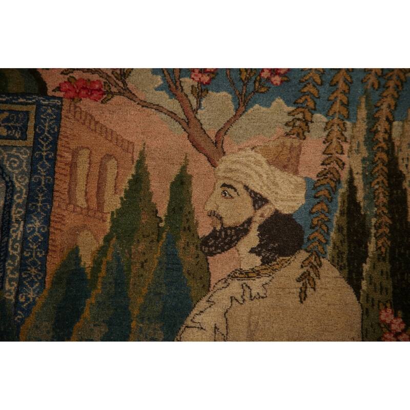 Pre-1900 Antique Masterpiece Vegetable Dye Tabriz Persian Rug - 4'7" x 6'4"
