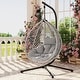 preview thumbnail 1 of 77, Wicker Hanging Egg Chair for Indoor and Outdoor Relaxation