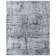 preview thumbnail 4 of 14, SAFAVIEH Whisper Fulga Modern Abstract Rug 9' x 12' - Grey/Dark Grey - Rectangle