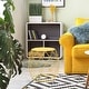 preview thumbnail 11 of 15, Adeco Accents Geometric Iron Side Table