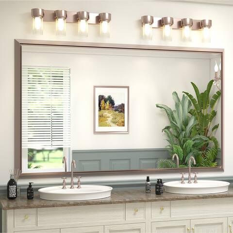 Bathroom Mirror Wall Mounted Rectangle Vanity Makeup Mirrors