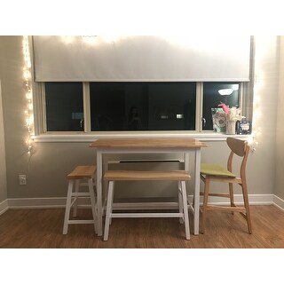 Simple Living 4-piece Galena Modern Farmhouse Counter Height Set