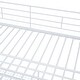 preview thumbnail 45 of 45, Metal Loft Bed with Grid Storage Guardrail and 4-layers Lateral Storage Shelf Ladder - Loft Metal Bed for Bedroom Teens Student