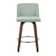 preview thumbnail 51 of 69, Carson Carrington Vallberga Upholstered Counter Stool (Set of 2) - N/A Light Green Fabric