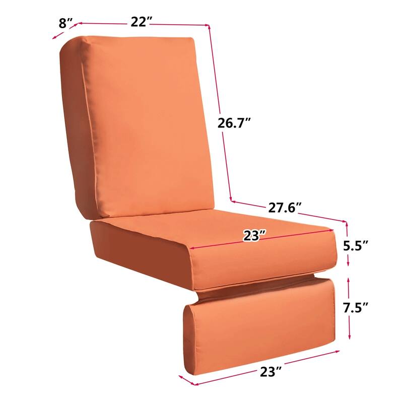 Indoor Outdoor Recliner Replacement Cushion