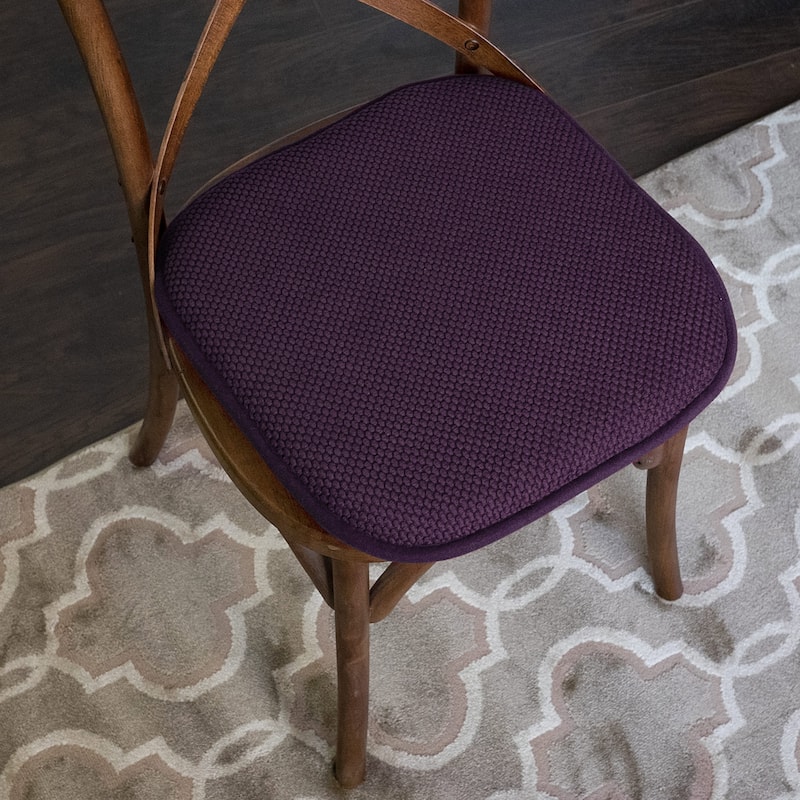 16-in. Square Non-slip Memory Foam Seat Cushions (2 OR 4)