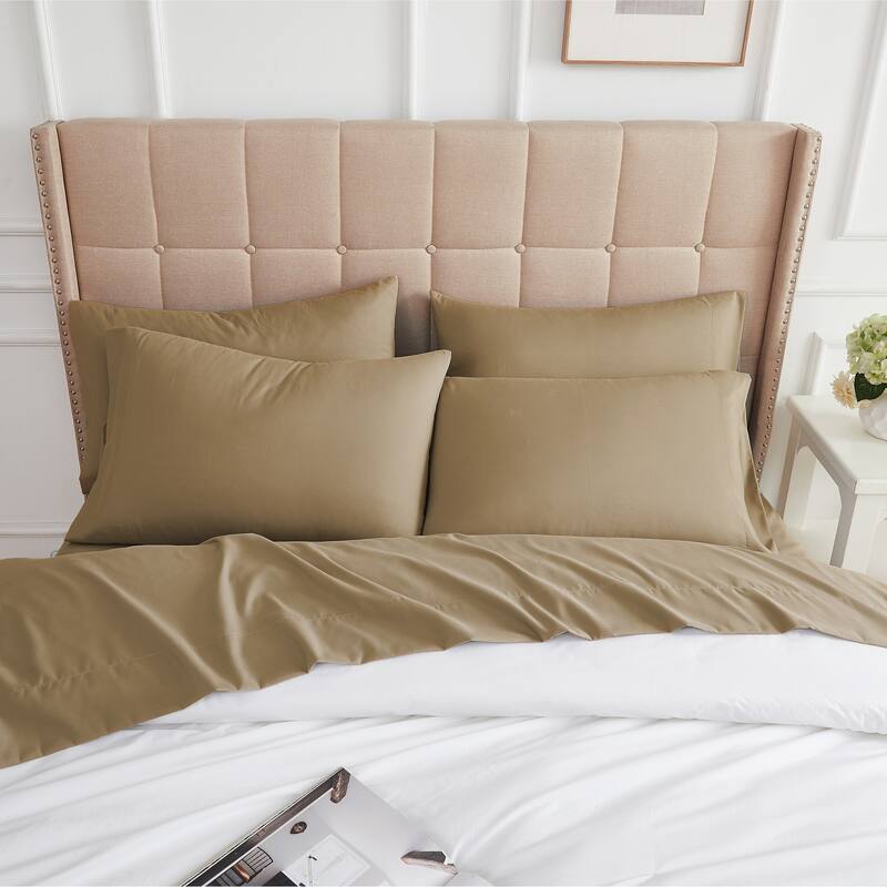 Vilano Comfort Deep Pocket Ultra-Soft 6-piece Bed Sheet Set