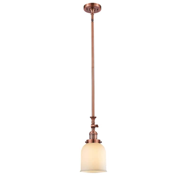 Innovations Lighting Small Bell 5" Wide Adjustable Mini Pendant